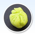 えんどう豆とじゃが芋の茶巾しぼり