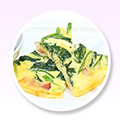 ほうれん草とベーコンのキッシュ