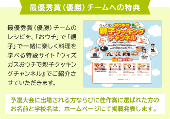 第15回ウィズガス全国親子クッキングコンテスト 近畿地区大会 近畿地区大会について
